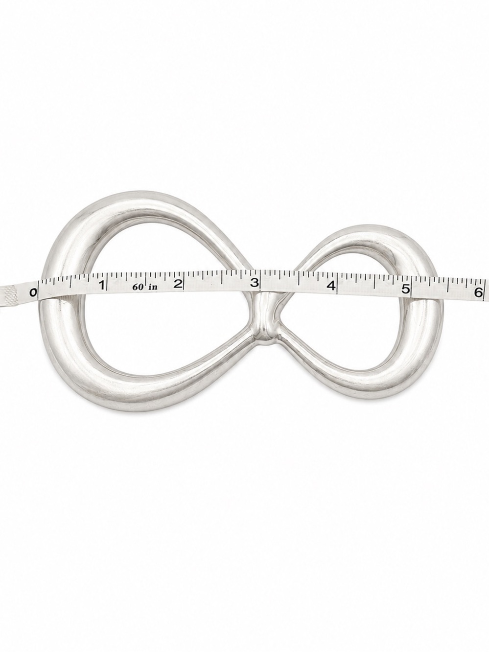 Tiffany & Co. 1975 Elsa Peretti Belt Infinity Bow Sterling Silver 925 Gift Box - Picture 5 of 13